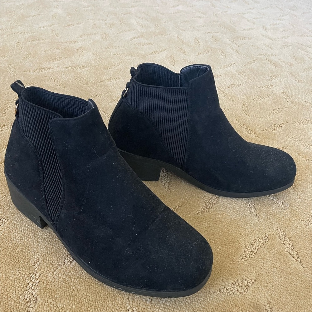 Black ankle boots